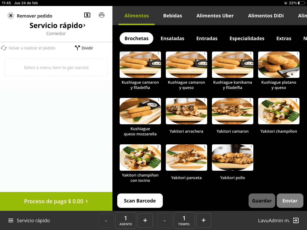 ejemplo de punto de venta en la nube