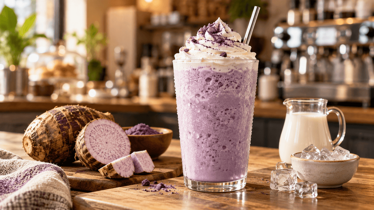 Frappé de taro