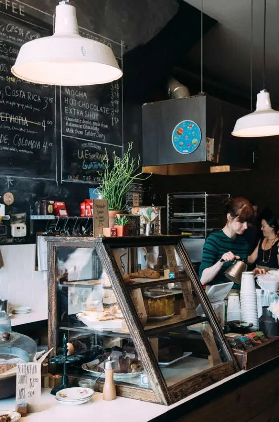 Ejemplo de cafetería