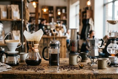 Métodos de extracción de café